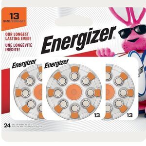 Energizer Hearing Aid Batteries Sz 13 Pack 24
